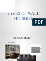 Types of Wall Finishes