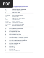 Gvim Commands