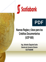 Nuevas Reglas de Las Cartas de Credito - UCP 600