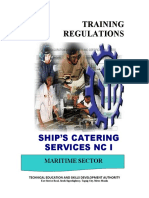 TR Ship's Catering Services NC I PDF