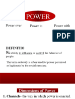 Power: Power Over Power To Power With