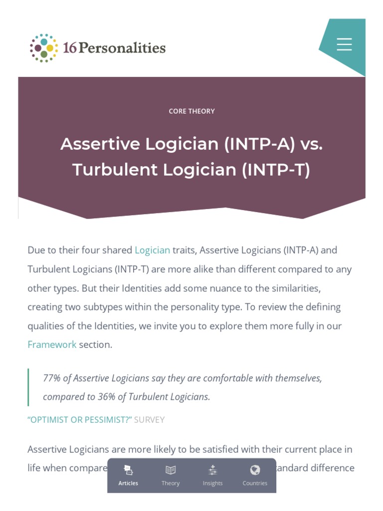 INTJ Personality Type: INTJ-A (Assertive) vs INTJ-T (Turbulent)