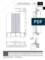 Puerta Rellano Central 2 Hojas 2 Panel Centre Parting Landing Door