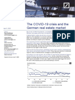 The COVID-19 Crisis and The German Real Estate Mar
