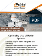 Optimal Utilisation of Slope Radar Systems: Www. Com