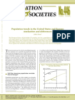 Population Societies: Population Trends in The United States and Europe: Similarities and Differences
