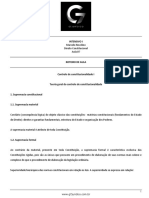 Roteiro de Aula - Aula 07 - Controle de Constitucionalidade