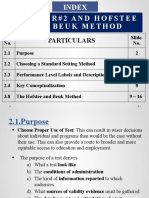 INDEX CHAPTER#2 AND HOFSTEE AND BEUK METHOD STANDARD SETTING