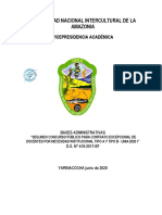 Anexo 01 BASES SEGUNDO CONCURSO PBLICO PARA CONTRATO EXEPCIONAL DE DOCENTES POR NECESIDAD INSITUTUCIONAL A - B VPAC-2020 V 30 PDF