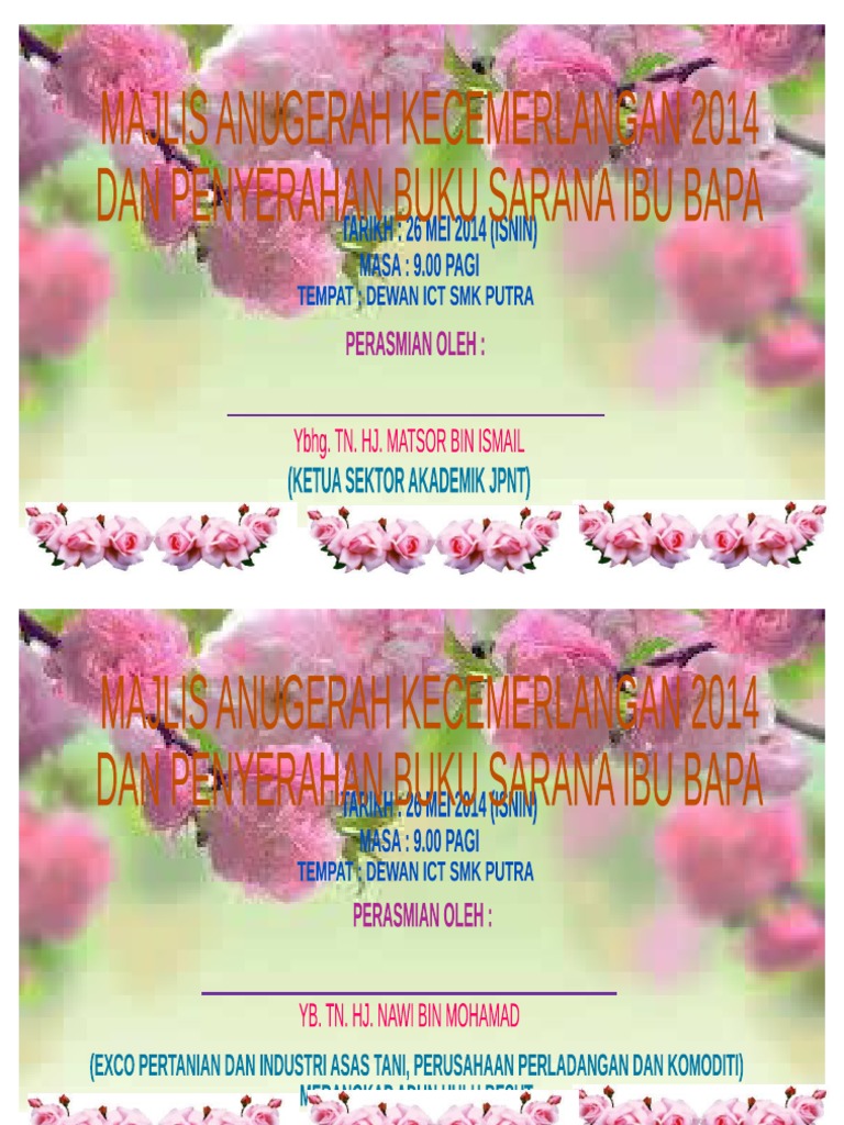 Label Buku Pelawat | PDF