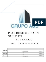 Plan de Seguridad (Modelo)