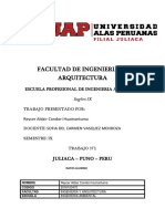 Facultad de Ingenierias Y Arquitectura: Escuela Profesional de Ingenieria Ambiental