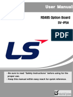 User Manual: RS485 Option Board