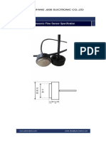 Ultrasonic Flow Sensor Specification