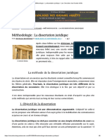 Méthodologie _ La dissertation juridique – Les Chevaliers des Grands Arrêts