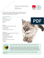 AAHA-AVMA Feline Preventive Healthcare Guidelines: Frequency of Visits