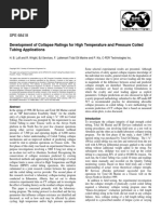 Development of Collapse Ratings For High Temperature and Pressure Coiled Tubing Applications