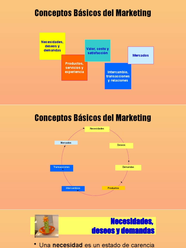 Conceptos Básicos Del Marketing | PDF | Marketing | Producto (Negocio)