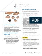 Installation Manual: Recordall® Disc Series Meters