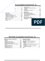 2010 Chevrolet Aveo Manual FR CA PDF