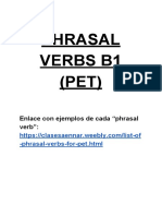 Phrasal Verbs B1 Pet
