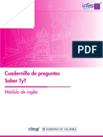 Cuadernillo de Preguntas Ingles Tyt PDF