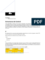 Estructuras de Control - PHP