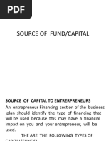 Source of Capital