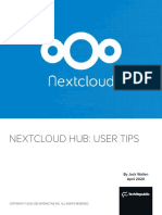 Nextcloud Hub: User Tips: by Jack Wallen April 2020