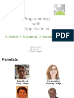 Programming With App Inventor For Android Presentation