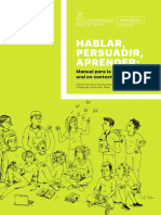 Hablar Persuadir y Aprender