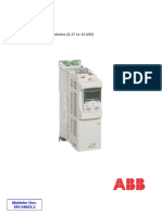 Hardware Manual ACS850-04 Drive Modules (0.37 To 45 KW) : Maillefer Doc. 550 0480X.2