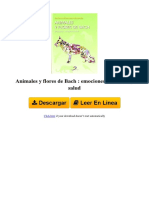 Animales y Flores de Bach Emociones Conducta y Salud by Antonio Paramio Miranda