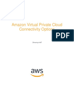 Amazon Virtual Private Cloud Connectivity Options: January 2018