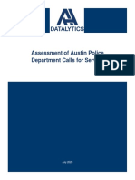 Analysis of Austin Police Department Calls For Service