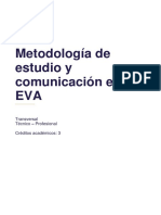 Guía Metodológica - Metodología de Estudio y Comunicación en EVA