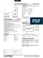 Receptacle and Plug For Dimming Use