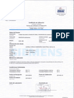 CMC 356 - Certificado de Calibración PDF