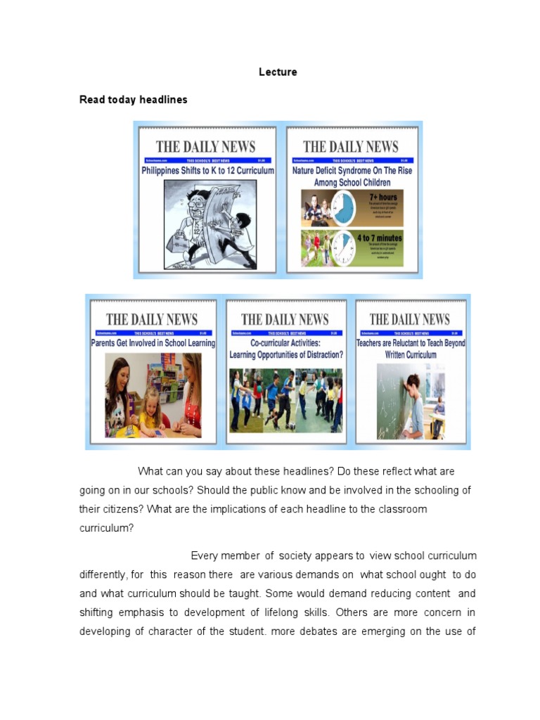 Read Today Headlines | PDF | Career & Growth