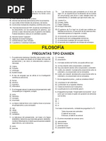 Cuestionario Filosofía 1 Pae Lic PDF