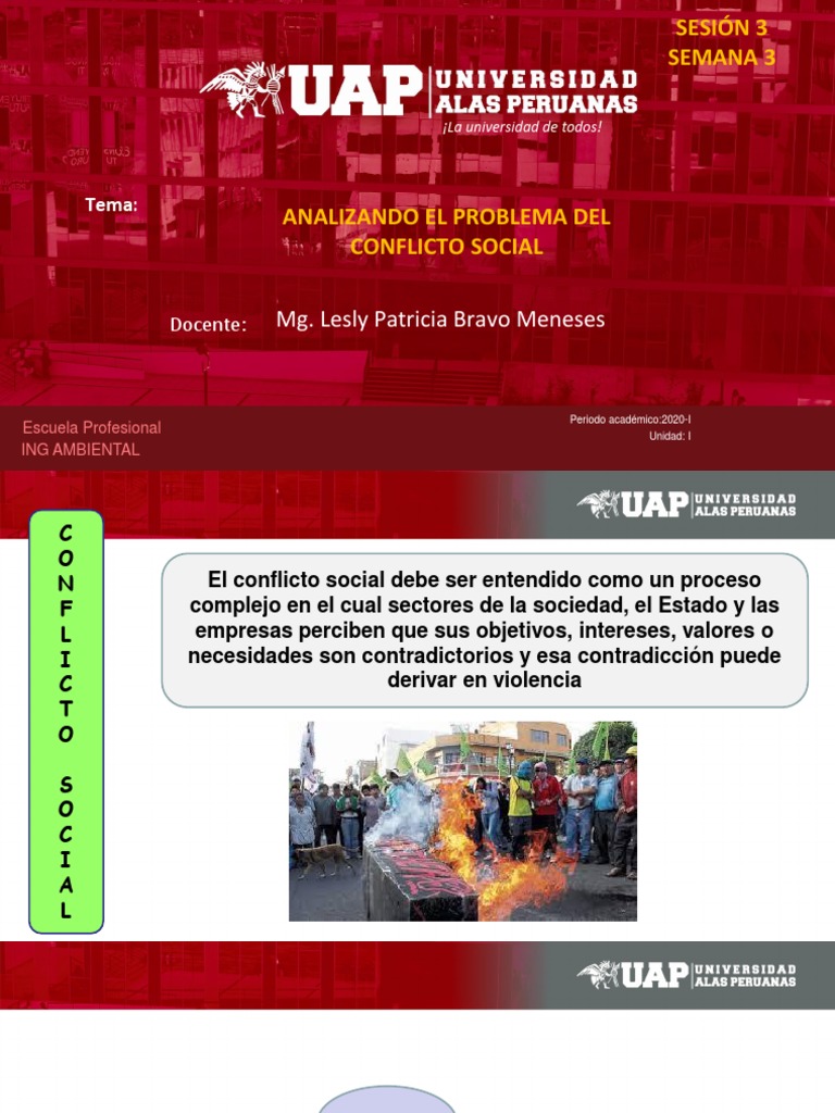 Análisis de Conflictos Sociales | PDF | Conflicto social | Conflicto ...