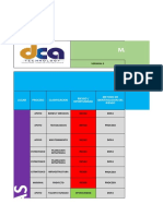 Matriz de Riesgo y Oportunidad Calidad Sst Medio Ambiente x