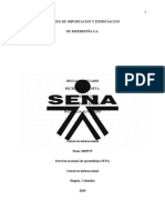 Informe Final para Comercio Internacional