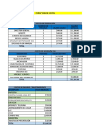Estructura de Costos Tablas