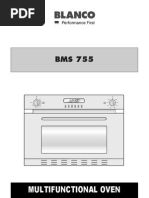 Download Blanco Wall Oven BMS755 by Mark Coates SN46916014 doc pdf