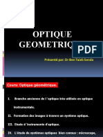 Présentation Cour Optique Géométrique