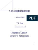 X-Ray Absorption Spectroscopy-Part-I