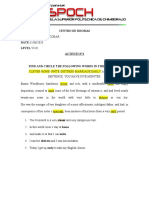 Centro de Idiomas Name: José Luis Escobar DATE:11/06/2020 Level:Vi-H Activiti N°1