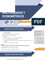 Modelos multivariados y econometricos - Varianza y desviacion estandar