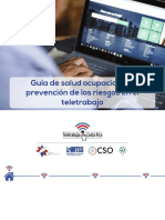 Guía de Salud Ocupacional y Prevención de Los Riesgos en El Teletrabajo